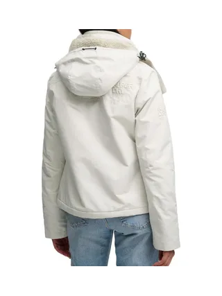 Veste À Capuche Écru Femme Superdry Hooded Arctic 2