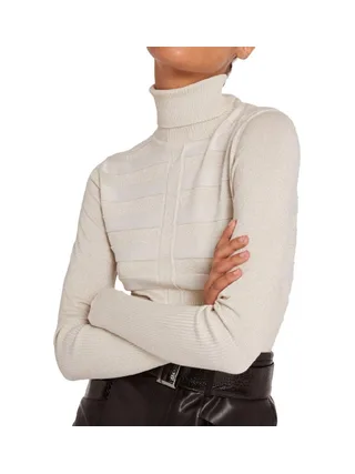 Pull Beige brillant femme Morgan Mentosa 1