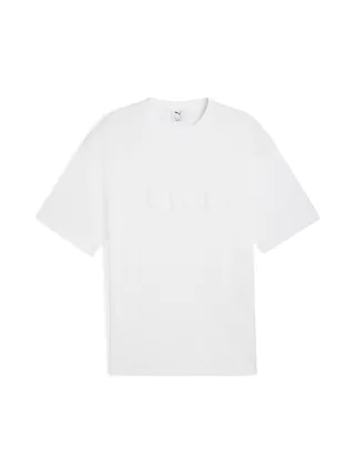 T-Shirt Blanc Homme Puma Pl Ess 1