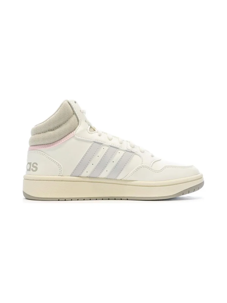 Baskets Beige/Rose Femme Adidas Hoops 3.0 3