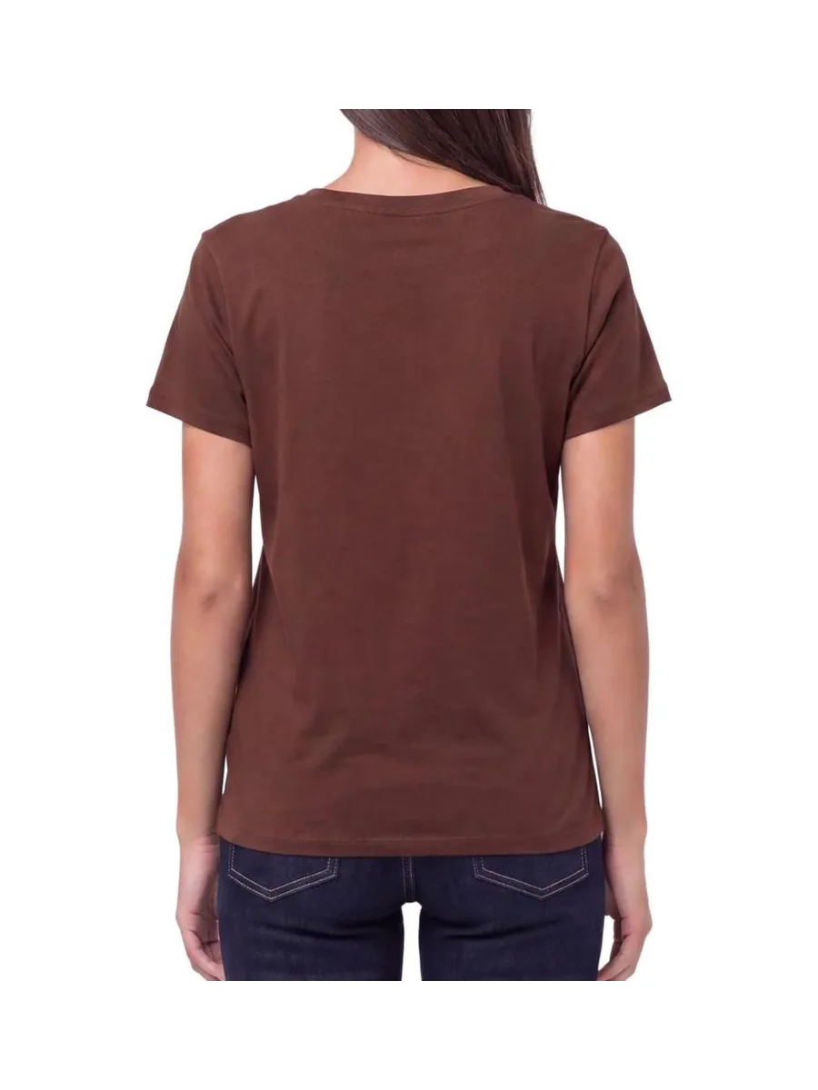 T-Shirt Marron Femme Teddy Smith Ribelles 3