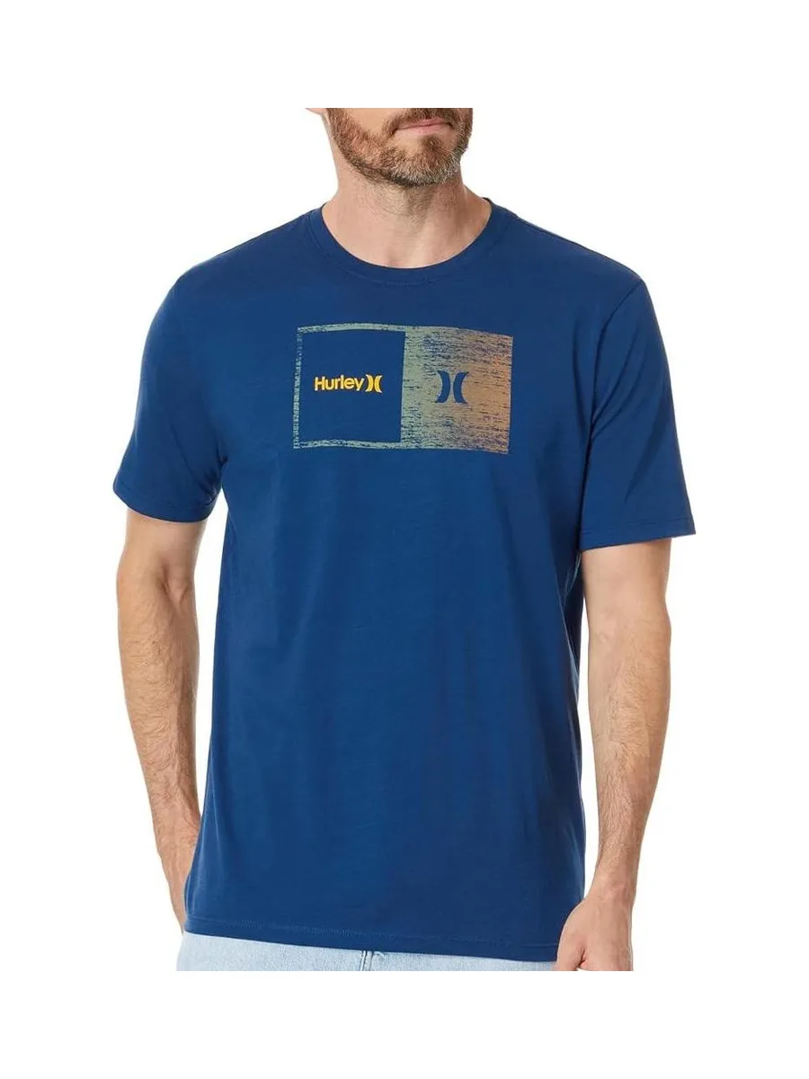 T-shirt Marine Homme Hurley Halfer 2
