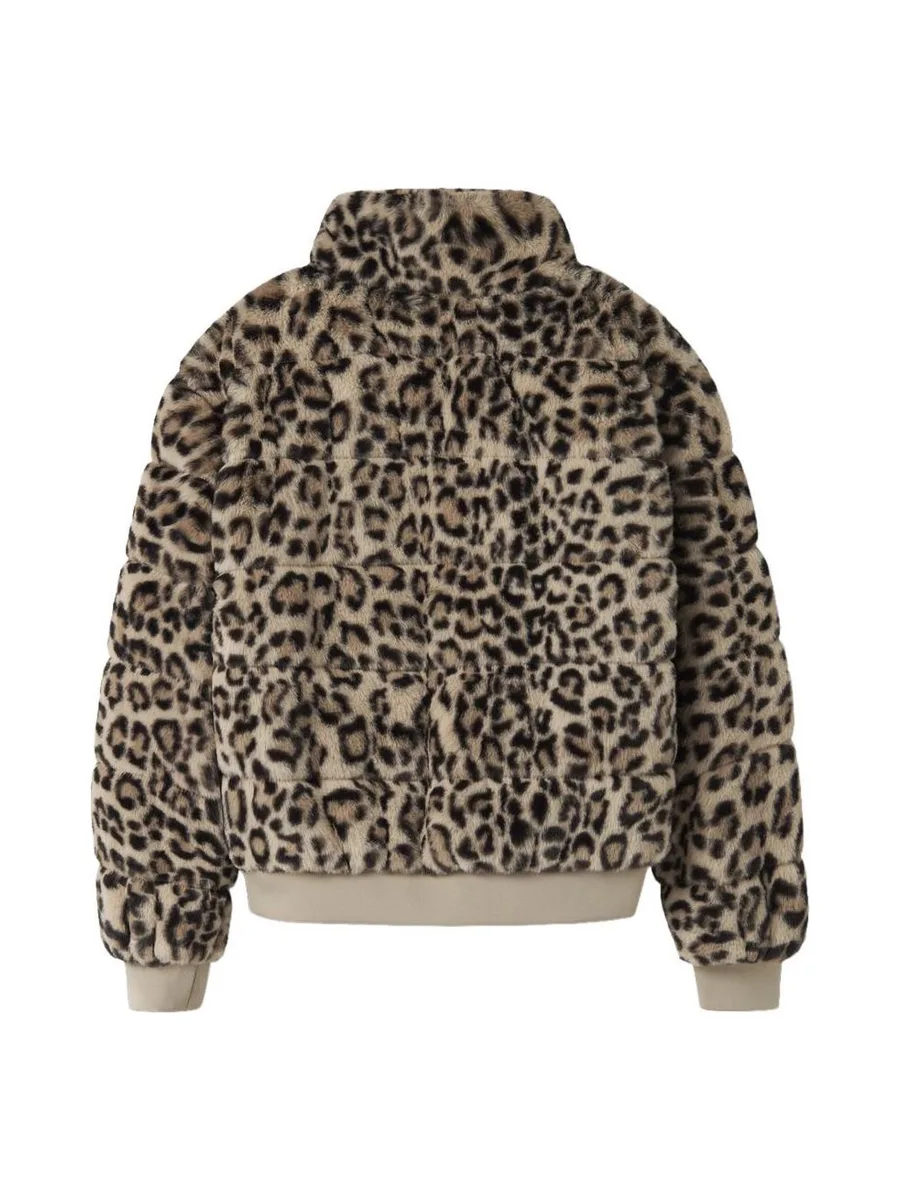 Veste en fausse fourrure Léopard Fille NAME IT Mila 4