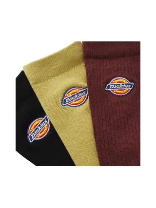 x3 Paires de Chaussettes Rouge/Jaune/Noire Homme Dickies Valley Grove 2