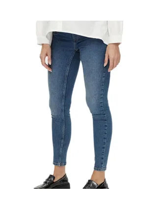Jean Skinny Bleu Femme Mamalicious Lamy 1