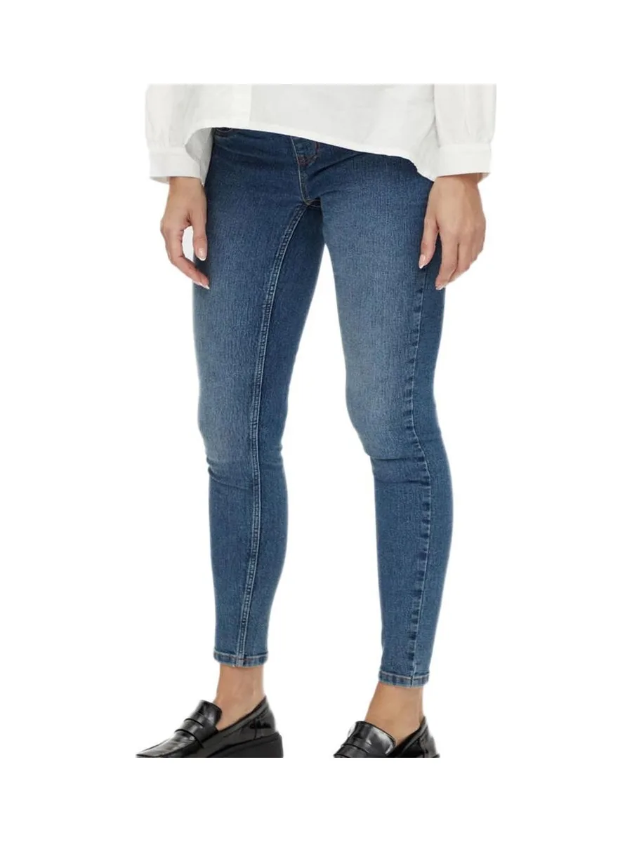 Jean Skinny Bleu Femme Mamalicious Lamy 2