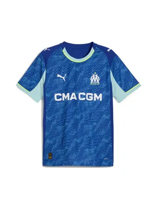 OM Maillot de Football Turquoise/Bleu Homme Puma 25/26 1