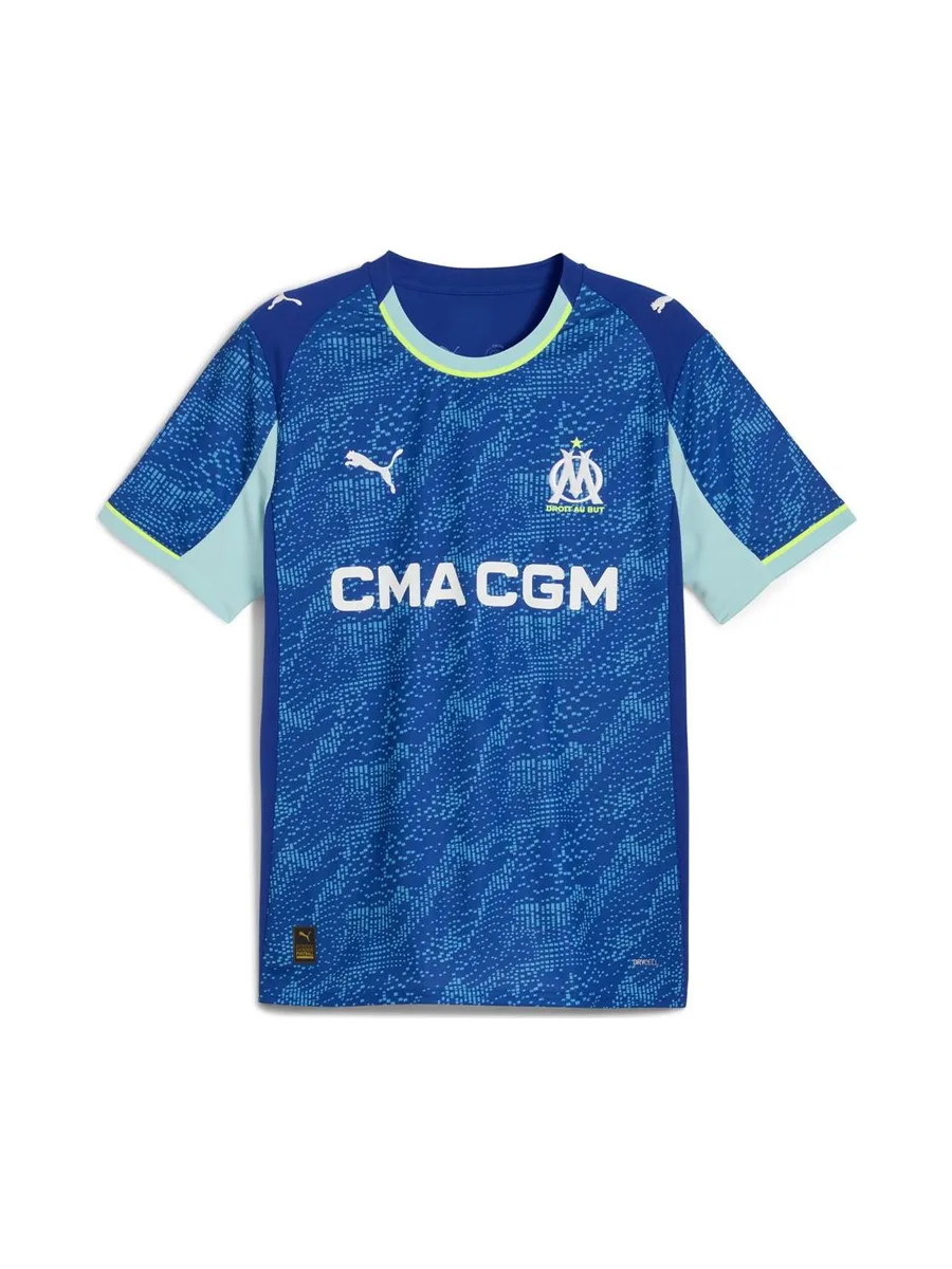 OM Maillot de Football Turquoise/Bleu Homme Puma 25/26 2