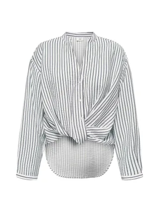 Chemise Blanc/Bleu Femme JDY Barbara Life 1