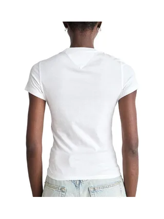 T-shirt Blanc Femme Tommy Hilfiger Tjw 2