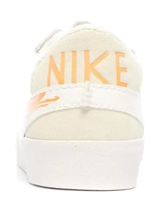 Baskets Blanches/Orange Mixte Nike Blazer Low 77 Jumbo 3