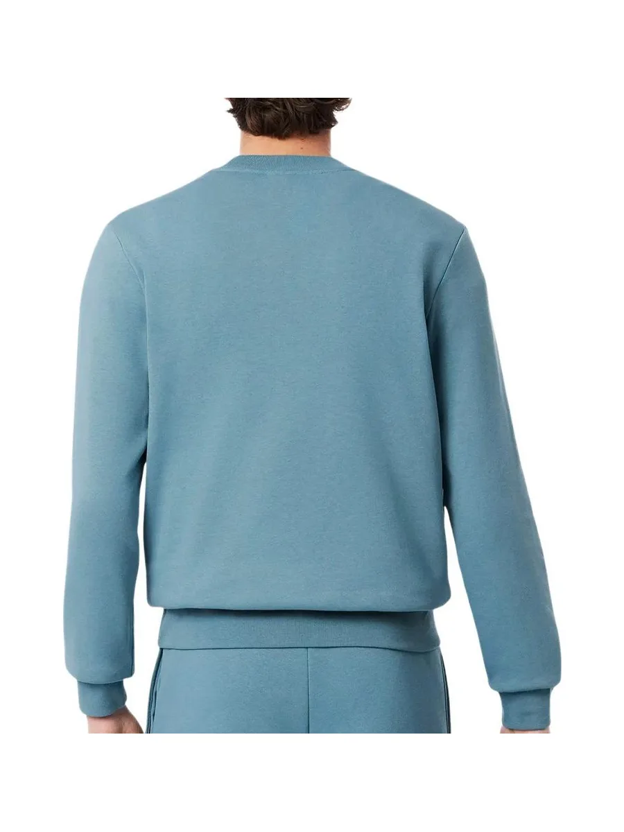 Sweat Bleu Canard Homme Lacoste SH9608 3