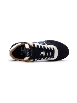 Baskets Blanches/Marines Homme Pepe jeans Buster 4