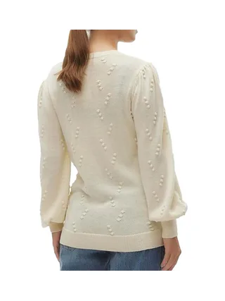 Pull de Grossesse Beige Femme Mamalicious Tora 2