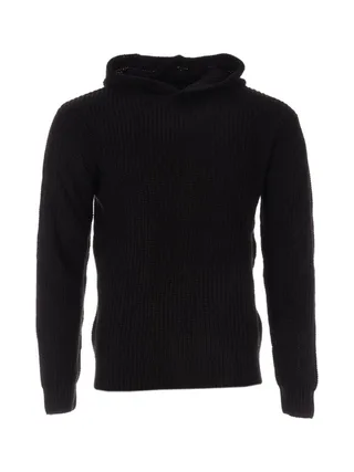 Pull Noir Homme Paname Brothers 1013 1