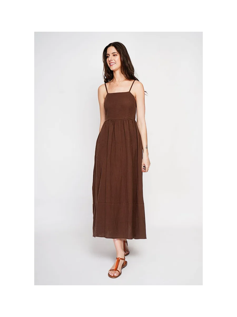 Robe Longue d'Été à Bretelles réglable 8