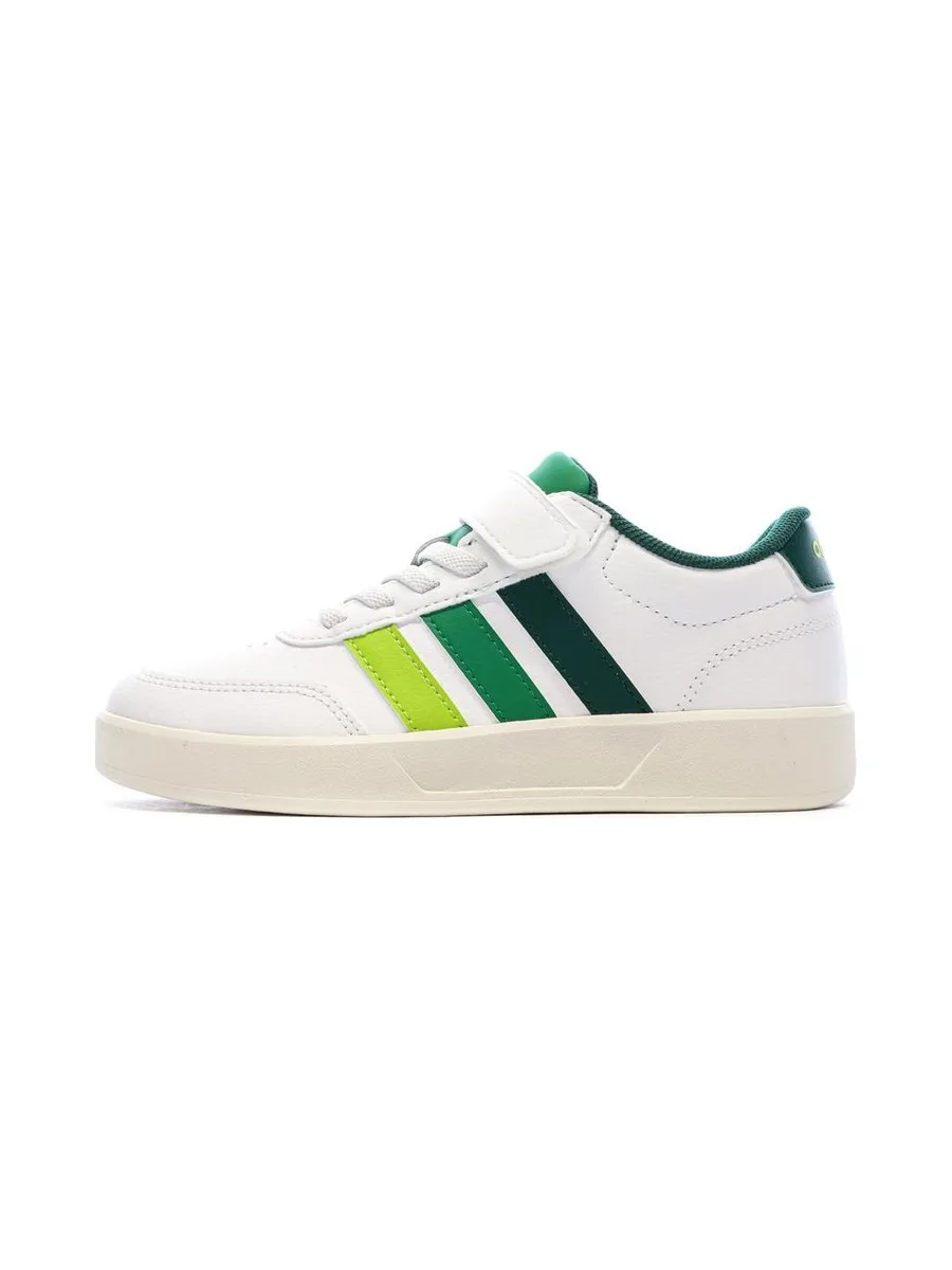 Baskets Blanches/Vert Garçon Adidas Breaknet 3.0 2