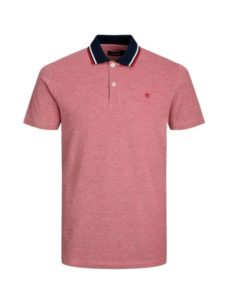 Polo Rouge Homme Jack & Jones Paulos Play 1