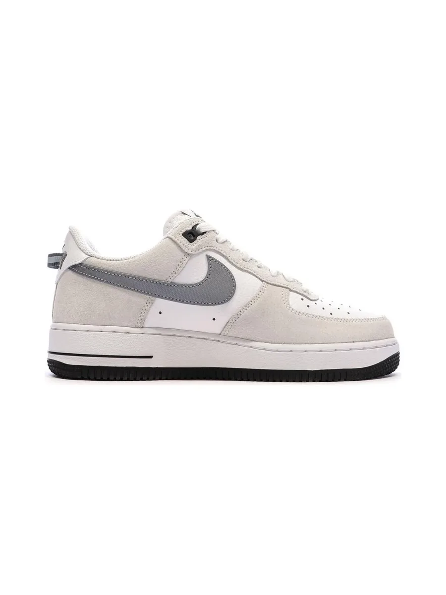 Baskets Blanc/Gris Homme Nike Air Force 1 '07 Lv8 3