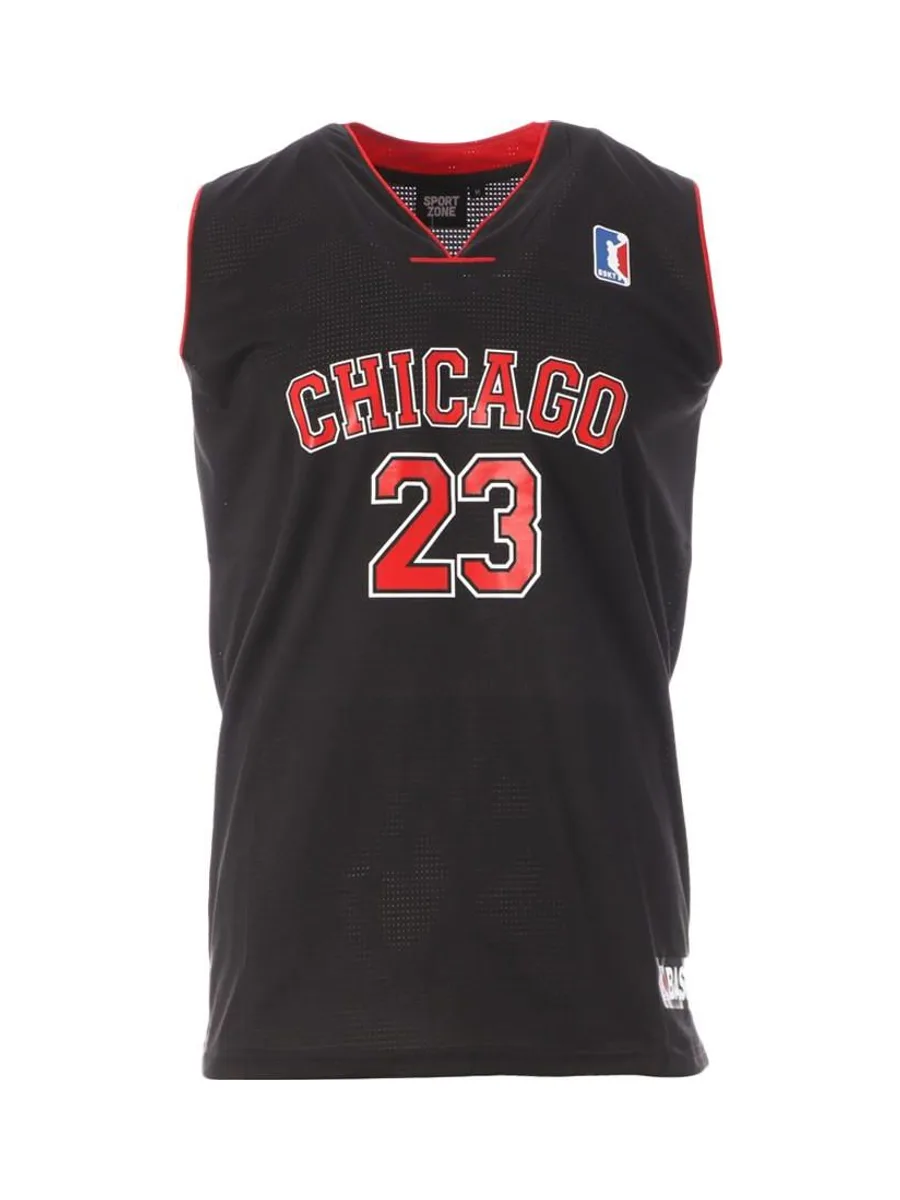 Chicago 23 Maillot de basketball Noir Homme Sport Zone 2