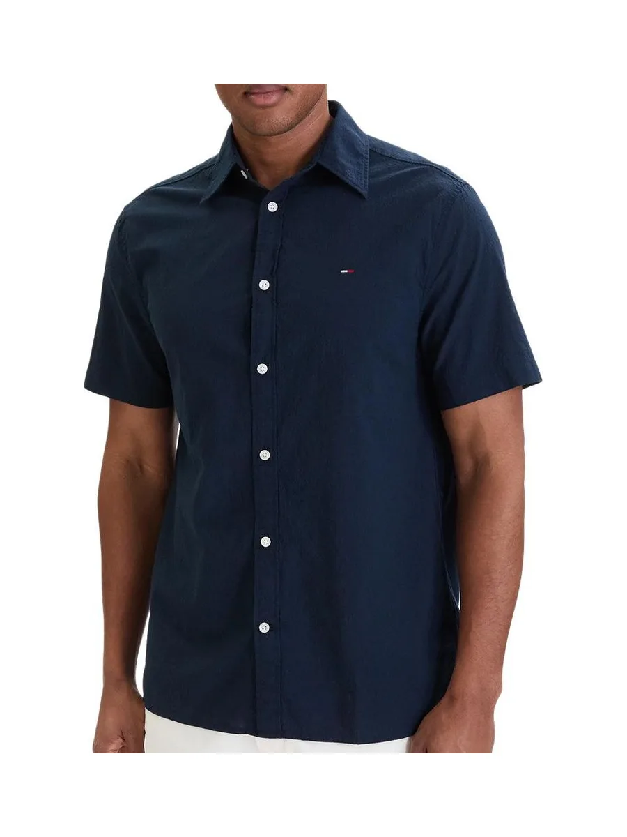 Chemise Marine Homme Tommy Hilfiger Seersucker 2