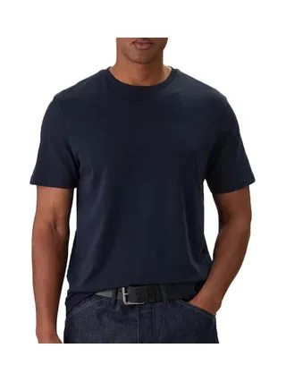 T-Shirt Marine Homme Calvin Klein Jeans Supima 1