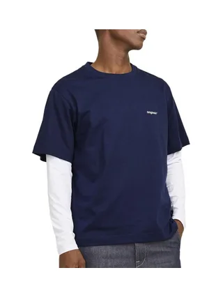 T-Shirt Marine Homme Jack & Jones Paros 1