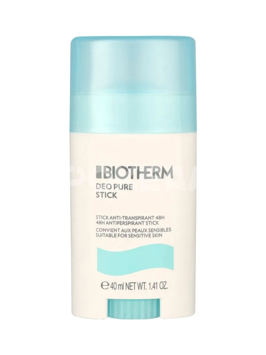 Biotherm Deo Pure Antiperspirant Stick 48H 40ml - Alcohol Free - With Mineral Complex 1