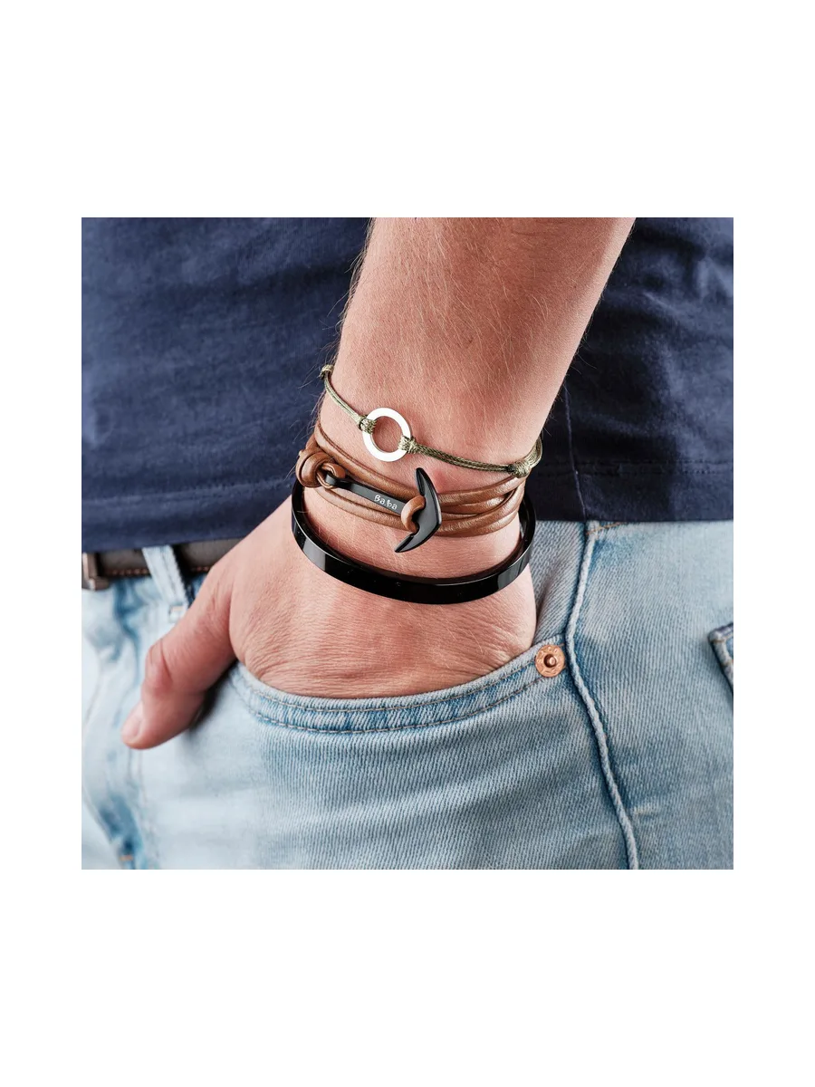 Bracelet Varenne noir - acier 2