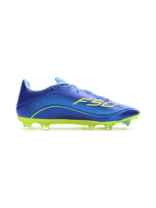 Chaussures de Foot Bleu/Jaune Adidas F50 Messi League FG/MG 2