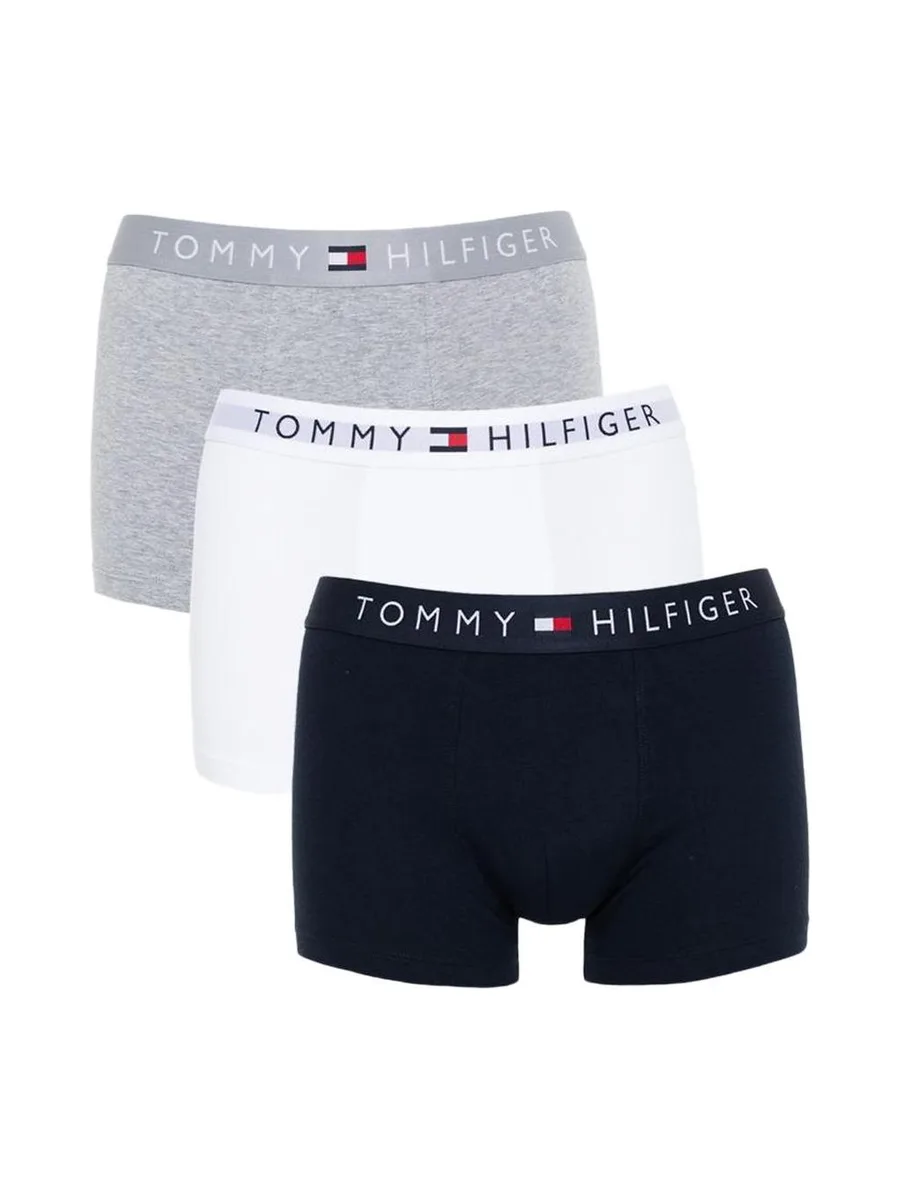 X3 Boxers Marine/Blanc/Gris Homme Tommy Hilfiger UM0UM03181 2