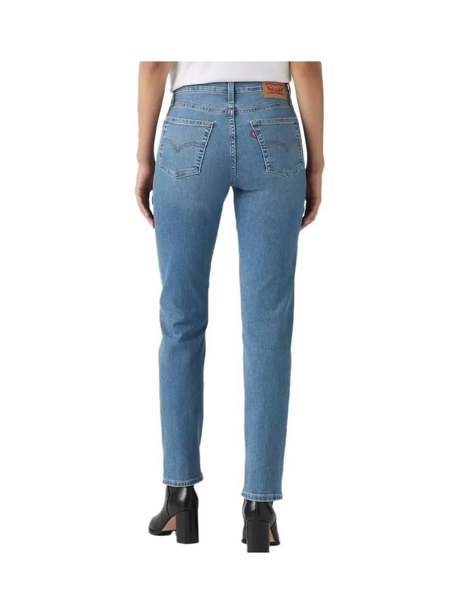 Jean 724 Bleu Clair Femme Levi's High Rise Straight 18883 3