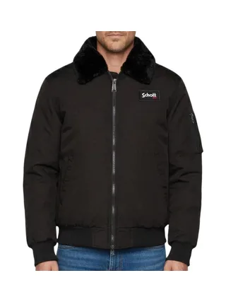 Blouson Noir Homme Schott AIRTOP 1