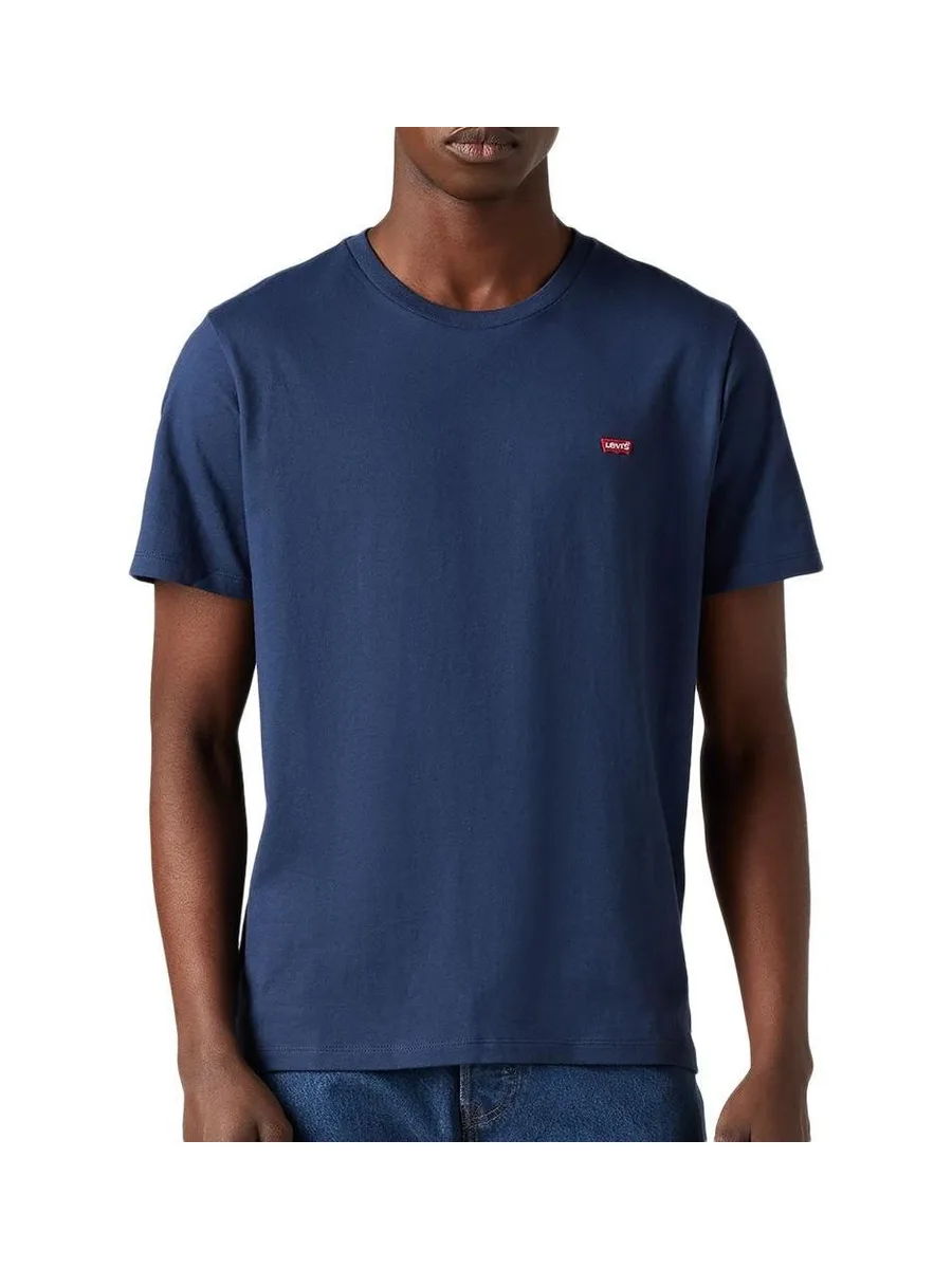 T-Shirt Marine Homme Levi's Original 56605 2