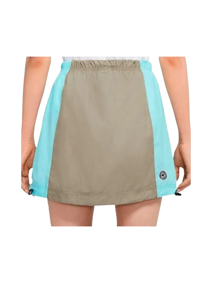 Jupe Taupe/Bleu Femme Nike Skirt 2