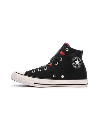 Baskets Noires/Rouge/Blanches Converses Chuck Taylor All Star 1