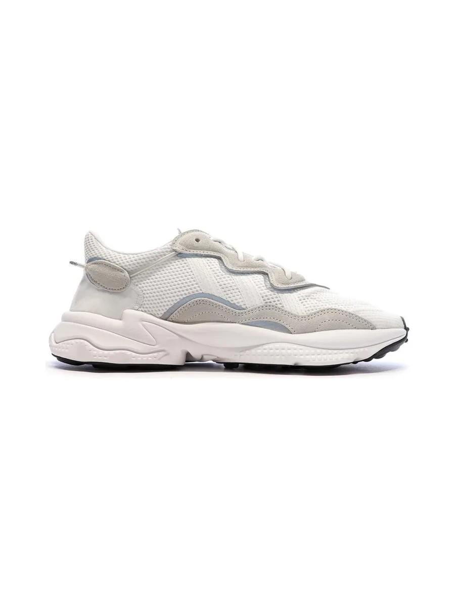 Baskets Blanc/Beige Homme Adidas Ozweego 3