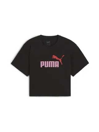 Crop top Noir/Rose Clair Fille Puma 845346 1