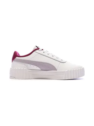 Baskets Blanches/Grises Fille Puma Carina 3.0 2