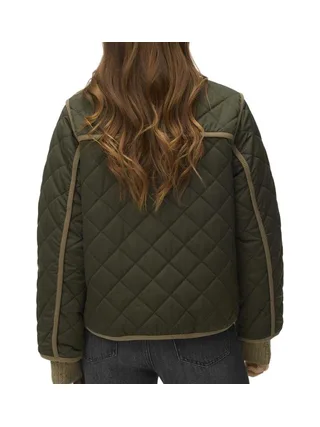 Veste Matelassée Kaki Femme Vero Moda Mily 2