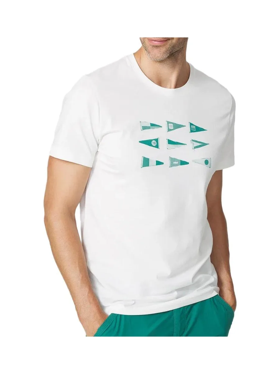 T-shirt Blanc Homme TBS ALBERTEE 2
