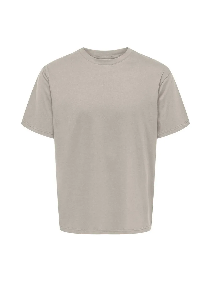 T-shirt Beige Homme Only & Sons Chinois 2