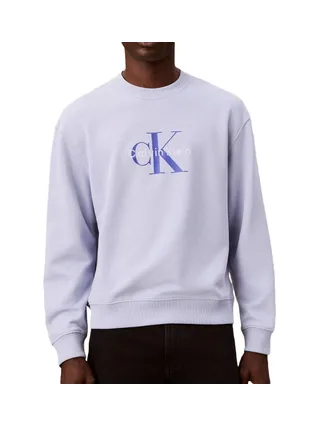 Sweat Bleu Homme Calvin Klein Jeans 350terry Mono 1