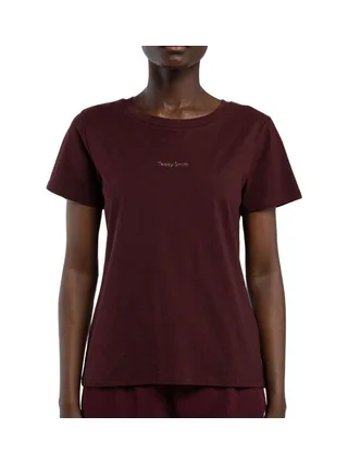T-shirt Bordeaux Fille Teddy Smith Ribelles 1
