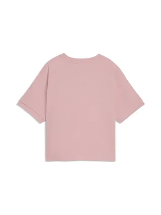 T-Shirt Crop Rose Pâle Femme Puma Relaxed 2