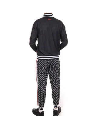 Survêtement Noir/Rouge Brillant Homme Supreme Grip Sanchez 2