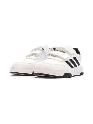 Baskets Blanches/Noir Garçon Adidas Tensaur 6