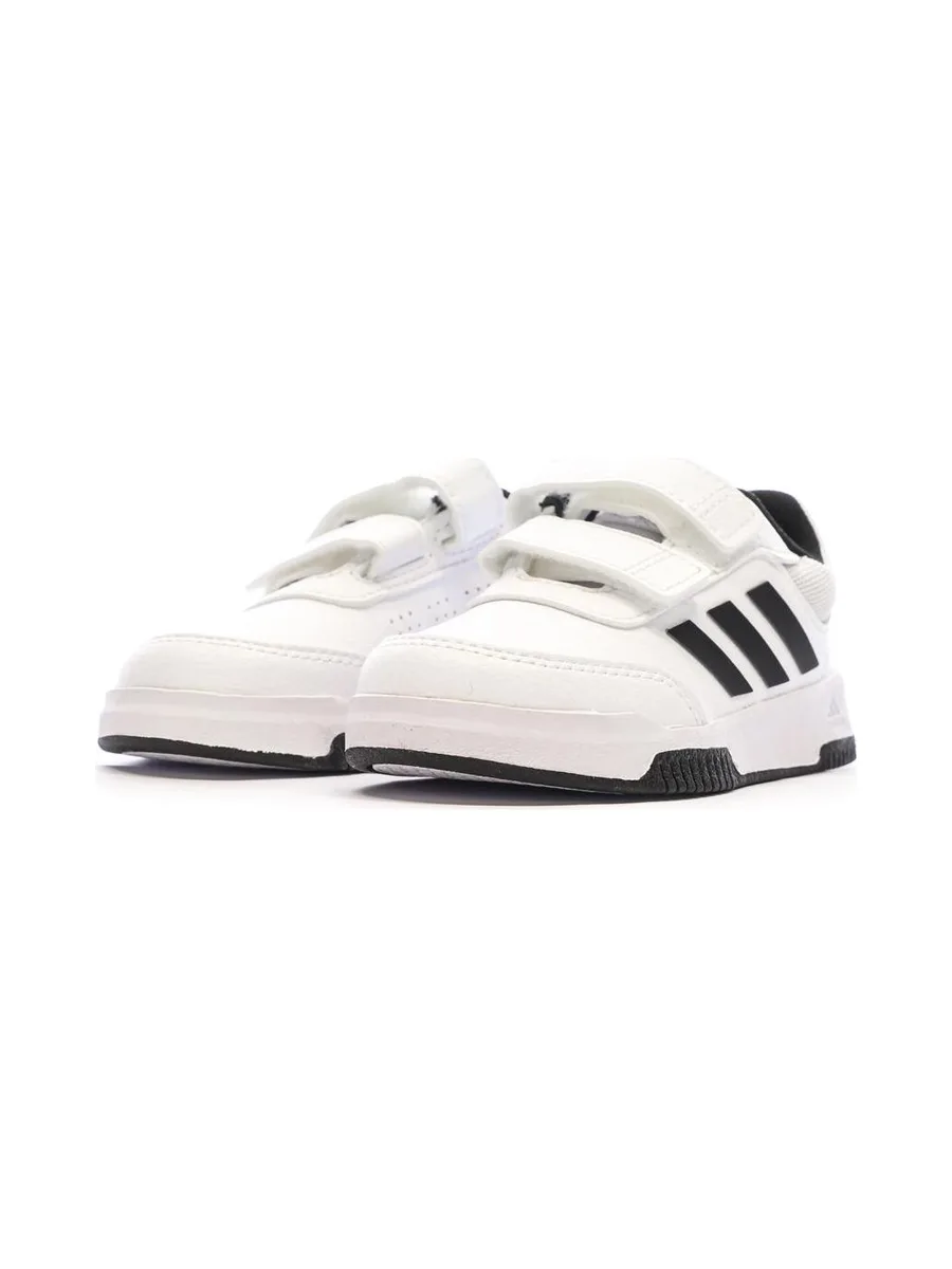 Baskets Blanches/Noir Garçon Adidas Tensaur 7