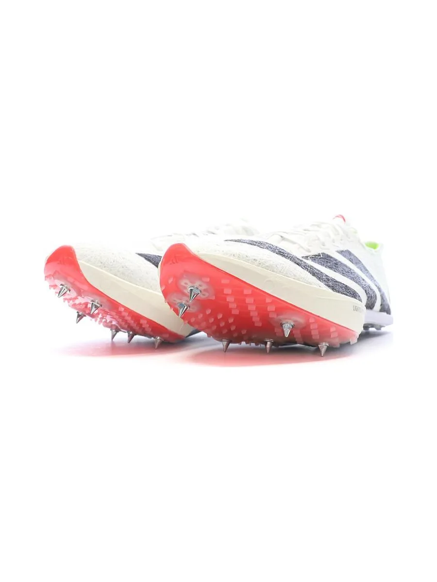 Chaussures d'athlétismes Blanches/Noires homme Adidas Adizero Prime 7