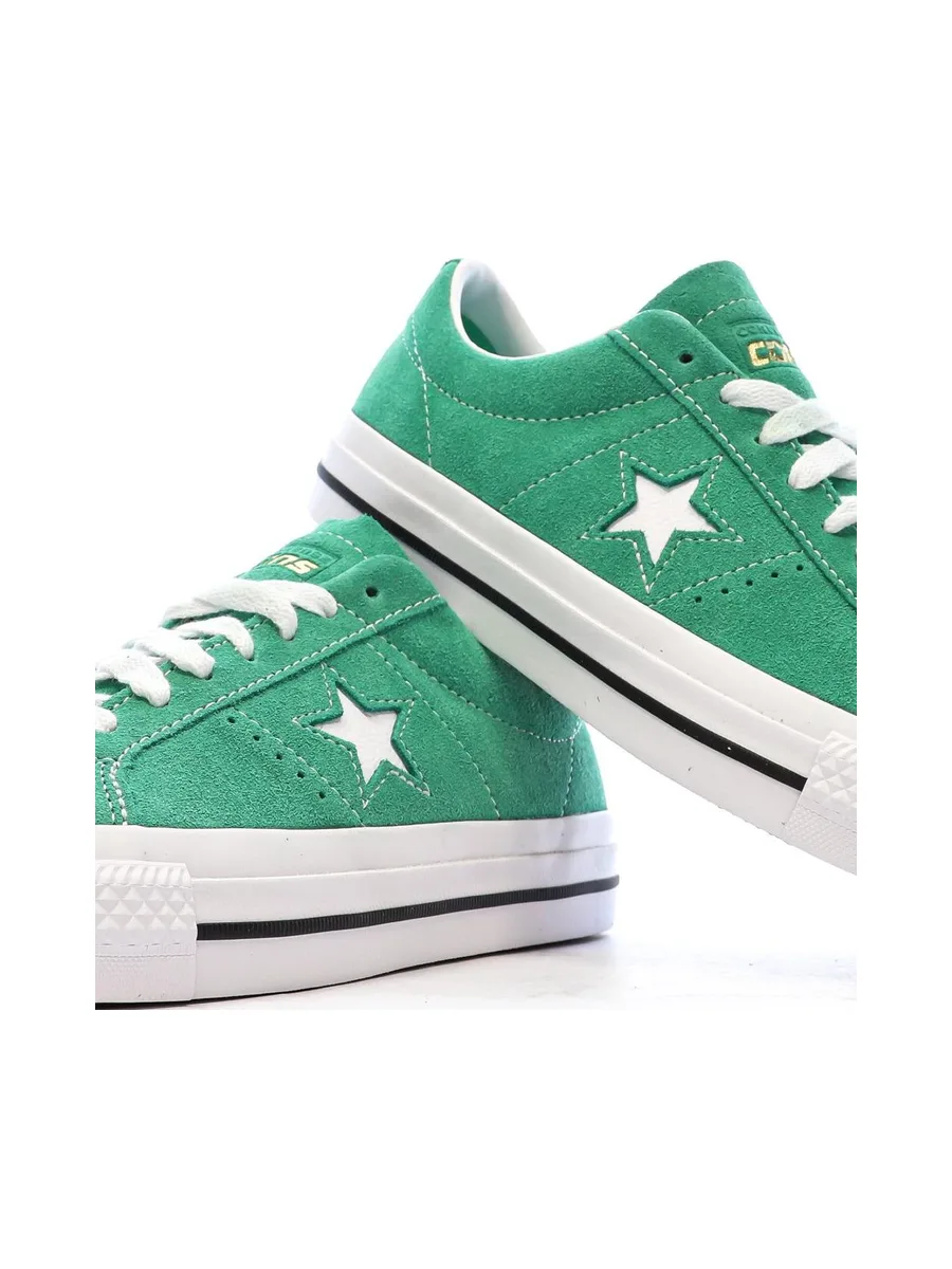 Baskets Vertes Homme Converse One Star Pro 8